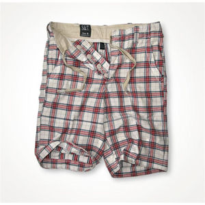 Kraťasy RAW VINTAGE SURPLUS® Kilburn Shorts - červené (Barva: Červená, Velikost: S)