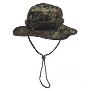 Klobouk MFH® US GI Bush Hat Rip Stop - flecktarn (Barva: Flectarn, Velikost: S)
