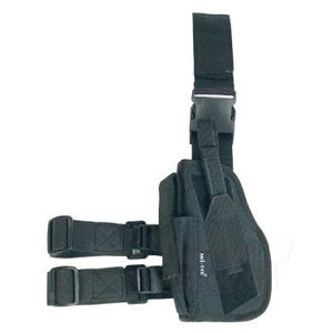 Stehenní pistolové pouzdro pro praváky Mil-Tec® - černé (Barva: Černá)