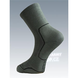 Ponožky se stříbrem Batac Classic - olive (Barva: Olive Green, Velikost: 9-10)