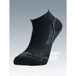 Ponožky se stříbrem Batac Classic short - black (Barva: Černá, Velikost: 5-6)
