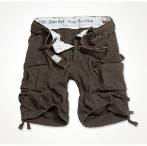Kraťasy RAW VINTAGE SURPLUS® Division Shorts - hnědé (Barva: Hnědá, Velikost: XL)