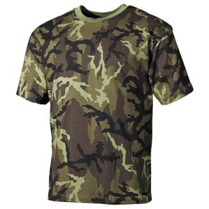 Bavlněné tričko US army MFH® s krátkým rukávem - vzor 95.-CZ (Barva: Vzor 95 woodland , Velikost: M)