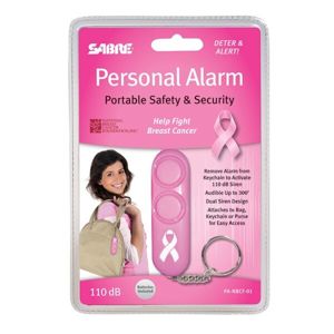 Obranný osobní alarm SABRE RED® Personal Alarm - růžový (Barva: Růžová)