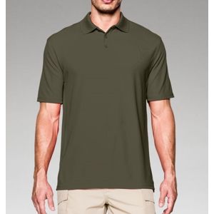 Polo-košile UNDER ARMOUR® s krátkým rukávem - zelená (Barva: Zelená, Velikost: S)