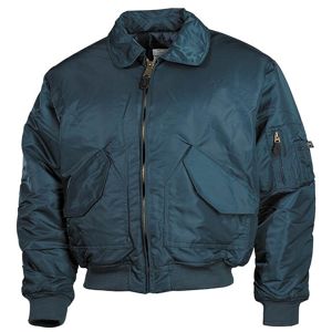 Bunda MFH® Flight Jacket CWU “Bomber“- navyblue (Barva: Navy Blue, Velikost: S)