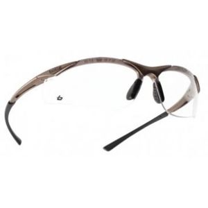 Ochranné brýle BOLLÉ® CONTOUR - hnědé, čiré (Barva: Hnědá, Čočky: Čiré)