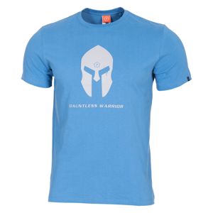 Pánské tričko PENTAGON® Spartan helmet - Pacific blue (Barva: Paific Blue, Velikost: 3XL)