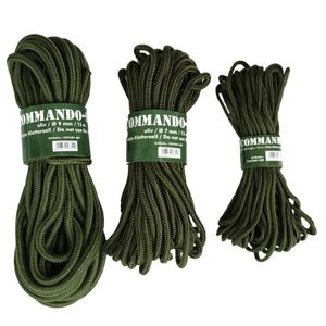 Lano Commando Mil-Tec® 15 m, průměr 5 mm - oliv (Barva: Olive Green)
