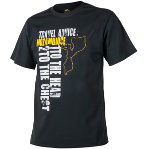 Tričko Helikon-Tex® Travel Advice Mozambique - černé (Barva: Černá, Velikost: S)