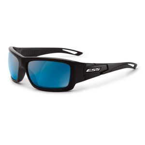 Sluneční brýle ESS® Credence - zrcadlová modrá skla (Barva: Černá, Čočky: Modré zrcadlové)