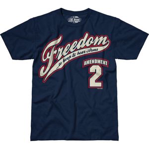 Pánské tričko 7.62 Design® 2nd Amendment Freedom - modré (Velikost: S)