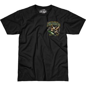 Pánské tričko 7.62 Design® US Air Force Fighting Eagle - černé (Velikost: S)