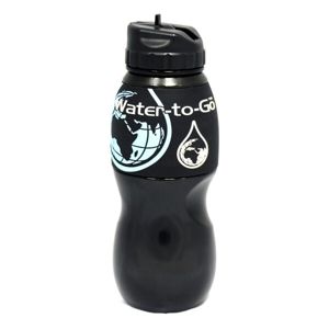 Lahev s filtrem Water-to-Go™ 75 cl - černá (Barva: Černá, Varianta: klasická)