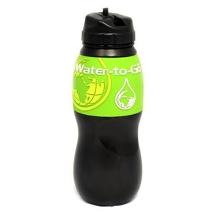 Lahev s filtrem Water-to-Go™ 75 cl - zelená (Barva: Zelená, Varianta: světlá)