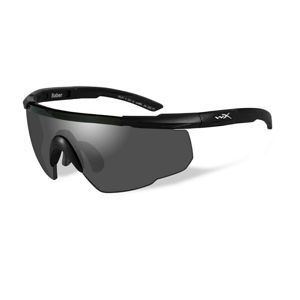 Střelecké brýle Wiley X® Saber Advanced - kouřové (Barva: Černá, Čočky: Kouřově šedé)