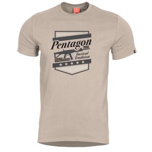 Pánské tričko PENTAGON® ACR - khaki (Barva: Khaki, Velikost: M)