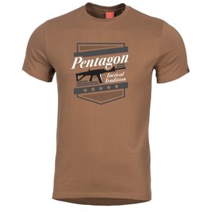 Pánské tričko PENTAGON® ACR - coyote (Barva: Coyote, Velikost: 3XL)