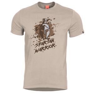 Pánské tričko PENTAGON® Spartan Warrior - khaki (Barva: Khaki, Velikost: L)