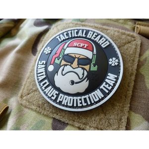 Nášivka Tactical Beard Santa Claus Protection Team JTG® - barevná (Barva: Vícebarevná)