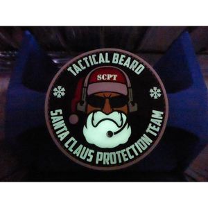Nášivka Tactical Beard Santa Claus Protection Team JTG® - G.I.D. (Barva: Luminiscenční)