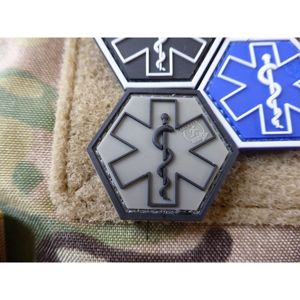 Nášivka Paramedic Hexagon JTG® - Ranger Green (Barva: Ranger Green)