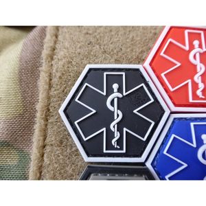 Nášivka Paramedic Hexagon JTG® - Swat (Barva: Černá)