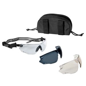 Ochranné brýle BOLLÉ® COMBAT - černé - sada (Barva: Černá)