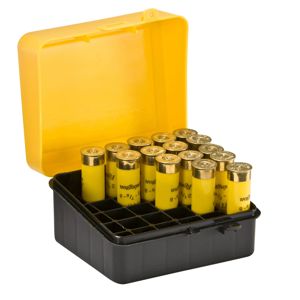 Krabička na náboje - brokové 25 ks Plano Molding® USA - Yellow/Black