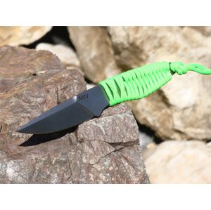 Nůž s pevnou čepelí ANV® P100 – Černá. černá čepel (Barva: Černá, Varianta: Černá čepel - DLC)
