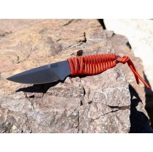 Nůž s pevnou čepelí ANV® P100 - Blood Red (Barva: Blood Red)