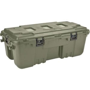 Přepravní box s kolečky a panty Plano Molding® Storage Trunk - zelený (Barva: Zelená)