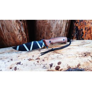 Nůž s pevnou čepelí ANV® M311 Spelter – Coyote (Barva: Coyote, Varianta: camo čepel - DLC + Kydex® pouzdro)