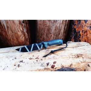 Nůž s pevnou čepelí ANV® M311 Spelter – Černá (Barva: Černá, Varianta: camo čepel - DLC + Kydex® pouzdro)