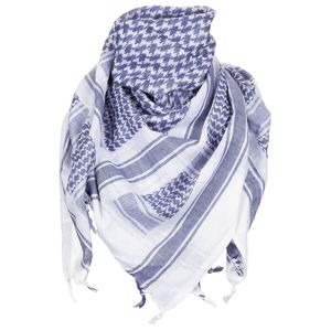 Šátek Palestin s třásněmi MFH® - modro-bílý (Barva: Modrá / bílá)