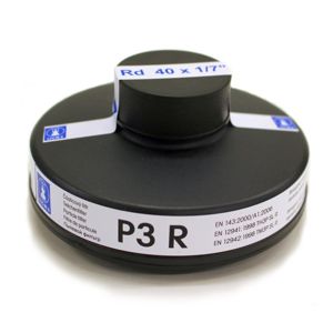 Částicový kombinovaný filtr P3 R – Černá (Barva: Černá)