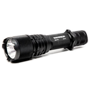 Powertac® Warrior G4FL 4200 lumenů taktická svítilna  – Černá (Barva: Černá)