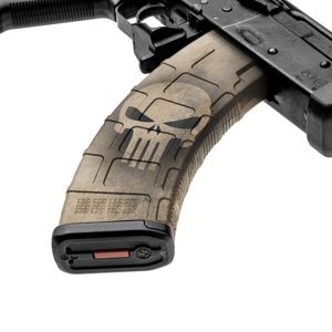 GunSkins® prémiový vinylový skin na zásobník AK-47 – GS® Skull Tan™ (Barva: GS® Skull Tan™)