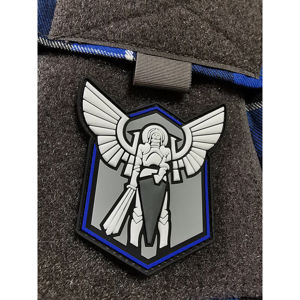 Nášivka Archangel Saint Michael shield JTG® – Modrá (Barva: Modrá)