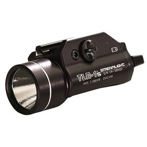 Zbraňová LED svítilna TLR-1s Streamlight® – Černá (Barva: Černá)