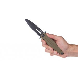 Zavírací nůž Z400 G10 Liner Lock ANV® - barva rukojeti: černá, DLC černá čepel (Barva: Černá, Varianta: DLC ČERNÁ ČEPEL)