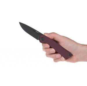 Zavírací nůž Z200 G10 Liner Lock ANV® - barva rukojeti: červená, DLC černá čepel (Barva: Červená, Varianta: DLC ČERNÁ ČEPEL)
