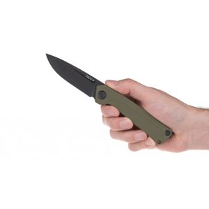 Zavírací nůž Z200 G10 Liner Lock ANV® - barva rukojeti: Olive Green, DLC černá čepel (Barva: Olive Green, Varianta: DLC ČERNÁ ČEPEL)