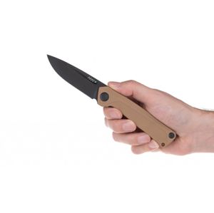 Zavírací nůž Z200 G10 Liner Lock ANV® - barva rukojeti: písková, DLC černá čepel (Barva: Písková, Varianta: DLC ČERNÁ ČEPEL)