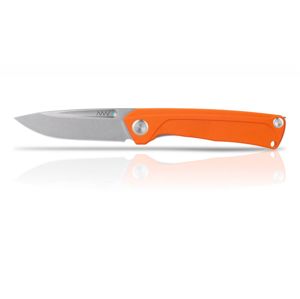 Zavírací nůž Z200 G10 Liner Lock ANV® - barva rukojeti: oranžová, šedá čepel - Stone wash (Barva: Oranžová, Varianta: ŠEDÁ ČEPEL - STONE WASH )