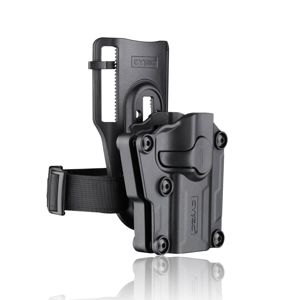 Univerzální pistolové pouzdro Mega-Fit Cytac® / snížená platforma (Barva: Černá, Varianta: pravá strana)