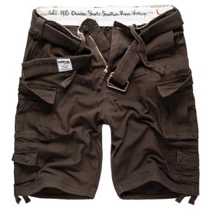 Kraťasy RAW VINTAGE SURPLUS® Division Shorts - hnědé (Barva: Hnědá, Velikost: 5XL)