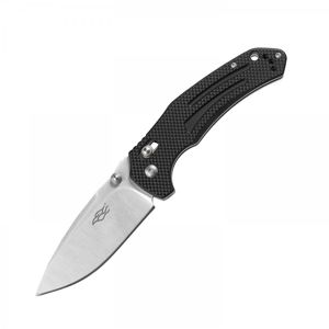 Zavírací nůž Firebird F7611 Ganzo® – Stříbrná čepel – Satin, Černá (Barva: Černá, Varianta: Stříbrná čepel – Satin)