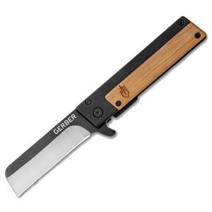 Zavírací nůž Quadrant Gerber® – Černá - satin, BAMBOO (Barva: BAMBOO, Varianta: Černá - satin)