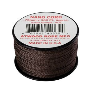 Padáková šňůra Nano Cord  (300 ft) ARM® – Hnědá (Barva: Hnědá)